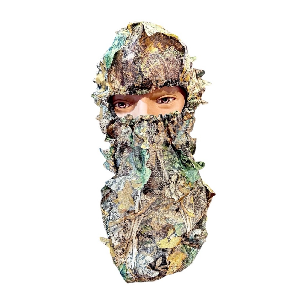 CAMOUFLAGE FULL HEAD MASK 
DISGUISE OS HALLOWEEN MASK